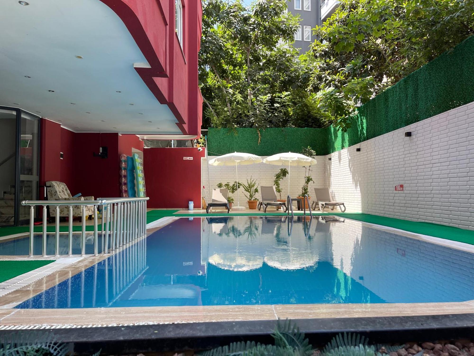Twin Apart Hotel Alanya Exterior foto